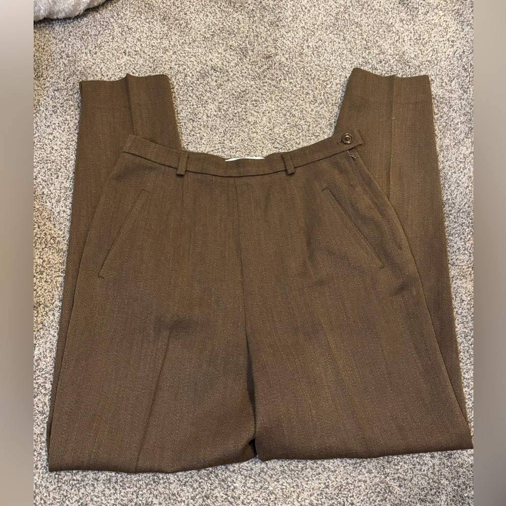 Max Mara Wool Straight Leg Pants